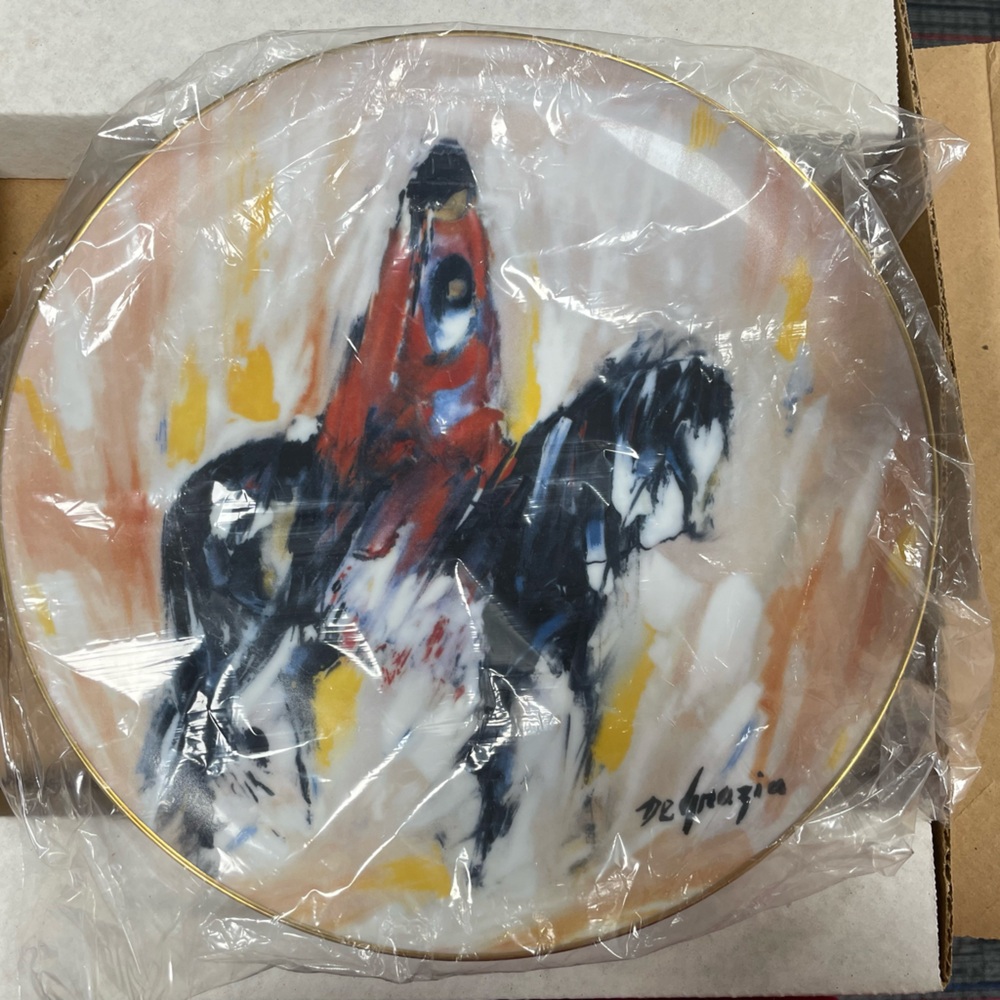 DeGrazia morning ride plate